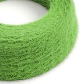   Grass green textile cable Marlene - The original Creative-Cables - TP06 braided 2x0.75 mm / 3x0.75 mm