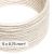 DALI textile electrical cable 5x0.75 mm² in natural white linen – Cable for designer lighting RN01