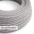 DALI textile electrical cable 5x0.75 mm² in gray melange linen color – Decorative cable for lighting equipment RN02