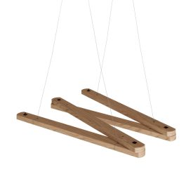 Zigh-Zagh, adjustable wooden ceiling mount for pendant lamps