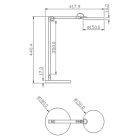  FABAS LUCE regina 3551-30-101 desk lamp black LED