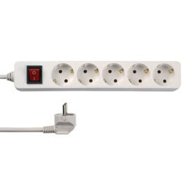    Desktop distributor with switch 5, 3m, 3x1.5m, white 001252301