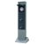  Garden energy pole with 2 plugs + time switch, SteelCraft silver 0087770712