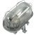 Bulkhead light, oval, with metal grid 60W grey + 7W LED light source IP44 0090160410