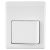 Foot switch 250V/3A, square, white 0509117555