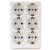  Desktop distributor 6, without cable, rectangle 0512387555