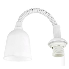    Lamp pendant, spiral 50-130cm E27, max. 60W white 0513060555
