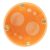  Plasterboard assembly box, orange, with membrane 47mm deep 0518343777