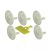  Child protection plug set, with extraction key, white, 5 pcs 09130