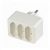  Ungrounded distributor 3, 2, 5A, white 12730
