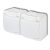  Aquastar grounded csf. socket, 2, white IP54 22151