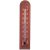 Thermometer indoor wood 42x205mm walnut 3000235