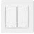  MINI chandelier switch with frame white 4101H