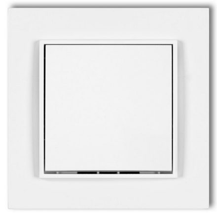 MINI push button with frame white 4103H