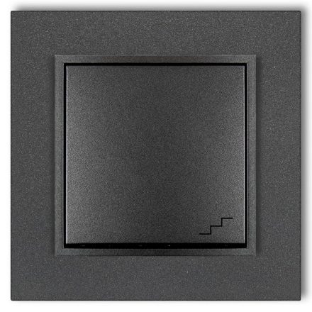  MINI switch with frame metallic graphite 4116H