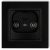  MINI TV socket (end 2dB) with frame matt black 4137H