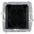  MINI single plug with pin cover matt black without frame IP44 4157H