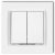  MINI chandelier switch with frame matt white 4161H