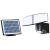 Solar LED lamp with motion sensor two heads 10W 700lm 4000K 46819