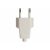  Ungrounded 'EURO' swing plug white 63072