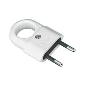    Ungrounded "EURO" swing plug with pull-out lug white 63073