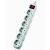  Desktop distributor with 6-way switch, 3m, 3x1.5, white 7105H