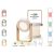  LED design lamp LANTERN, rechargeable USB RGB 7223H