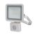 LED floodlight "Flare2" 10W white with motion sensor 1000lm 6500K IP44  