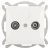 OPAL RTV socket without frame, white 8709H