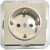  OPAL plug, single, without frame, grounded, beige 8724H