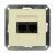  OPAL double LAN/telephone socket RJ-45 without frame, beige 8748H