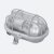  Boat lamp, oval, with plastic grid 60W, gray 90047