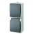 AQUATOP ltd. toggle switch + plug, vertical IP54 gray 9878H