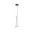  Mantra Zack 0772 Modern Pendant Satin Nickel Opal Metal Glass