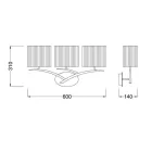 MANTRA EVE decorative indoor wall lamp 