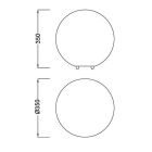 MANTRA AVORIAZ outdoor floor lamp  IP65