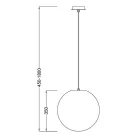 MANTRA AVORIAZ outdoor pendant lamp  IP44