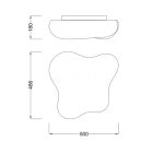 MANTRA EOS decorative indoor ceiling lamp  IP44