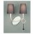 Mantra Paola 3537 Wall Arm Silver Metal