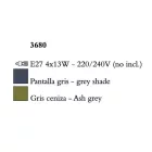  Mantra Lua 3680 Suspension Gray Metal
