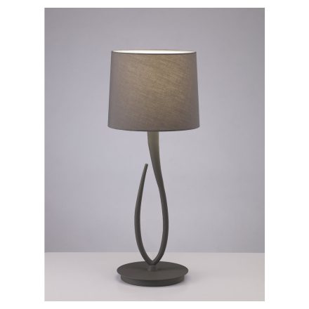  Mantra Lua 3688 Table Lamp Dark Gray Metal