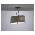  Mantra Lua 3690 Ceiling Lamp Gray Metal