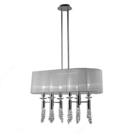  Mantra Tiffany 3853 Pendant Chrome Metal