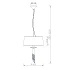 MANTRA TIFFANY Decorative indoor pendant lamp 