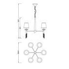 MANTRA TIFFANY Decorative indoor pendant lamp 