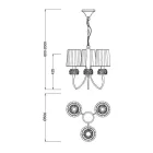 MANTRA LOEWE decorative indoor pendant lamp 