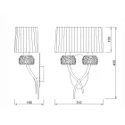 MANTRA LOEWE decorative indoor wall lamp 