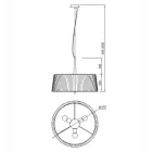 MANTRA LOEWE decorative indoor pendant lamp 