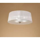  Mantra LOEWE CUERO 4740 ceiling lamp antique copper white metal textile