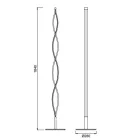  Mantra Sahara Xl 4866 Floor Lamp Chrome Silver